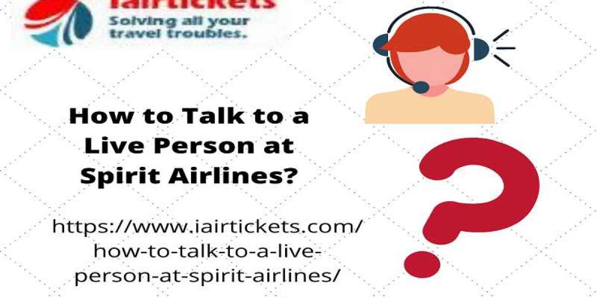 How do I talk to a Live Person at Spirit Airlines?