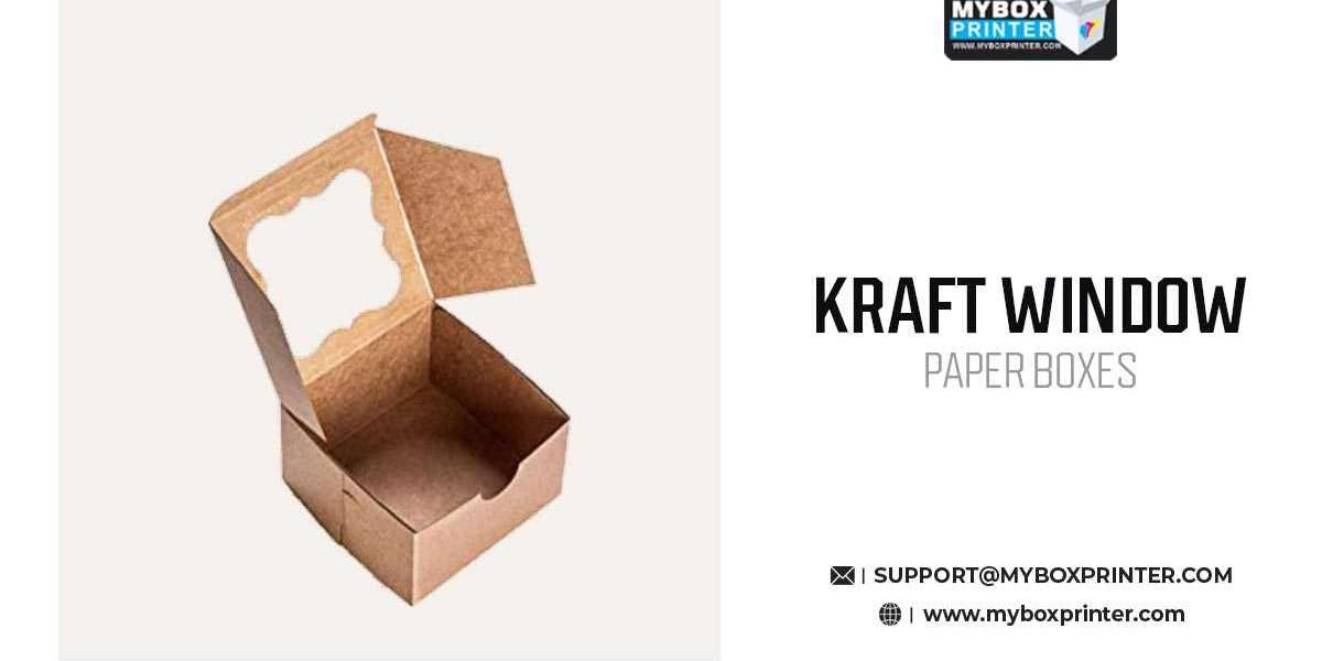 Kraft Window Paper Boxes - Are Ideal For Presenting Food Products