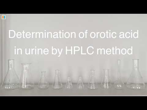 6.8 Determination of orotic acid in urine by HPLC method