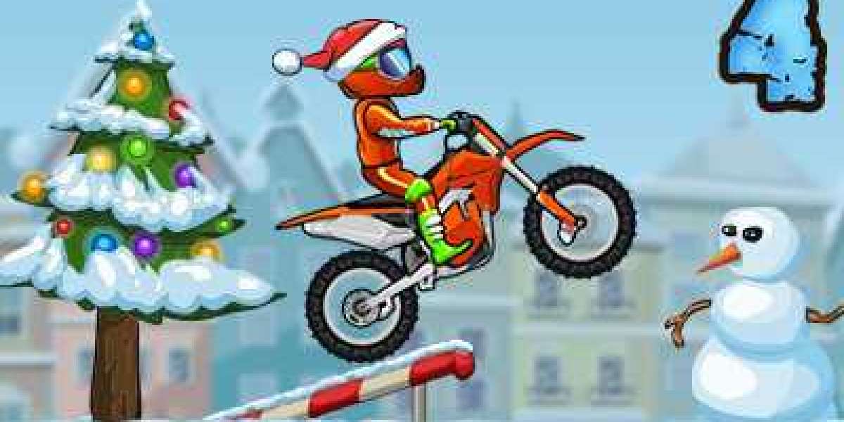 Play game moto x3m bike race game very simple with me!