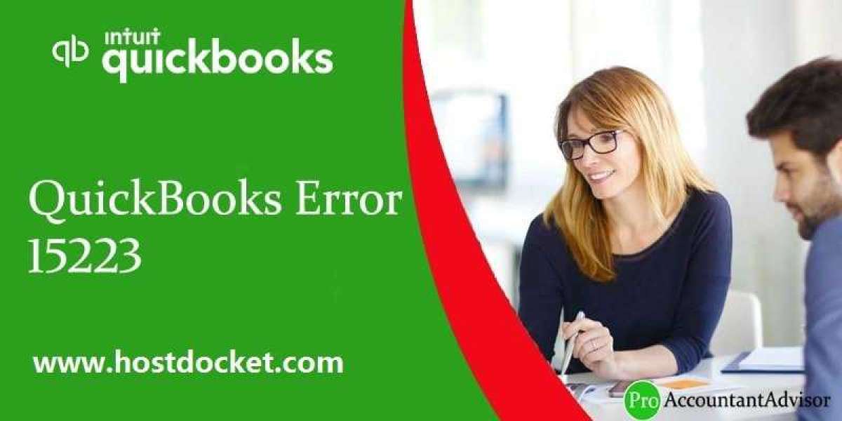 How to fix QuickBooks Error code 15223?
