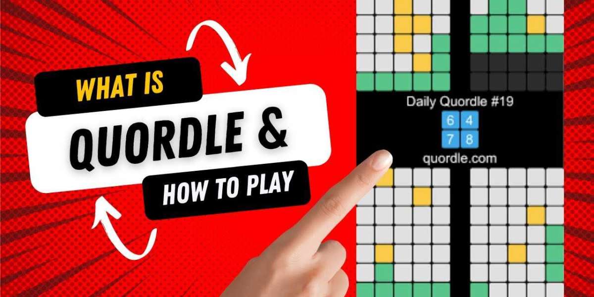 Playing Quordle game with me! It's very simple
