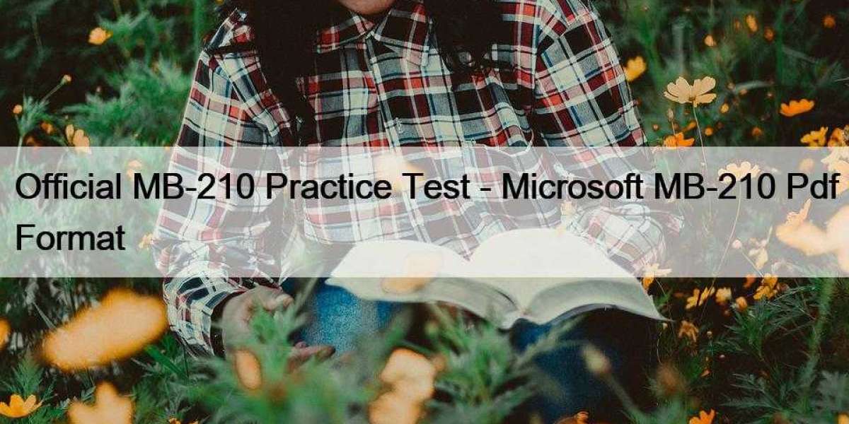Official MB-210 Practice Test - Microsoft MB-210 Pdf Format