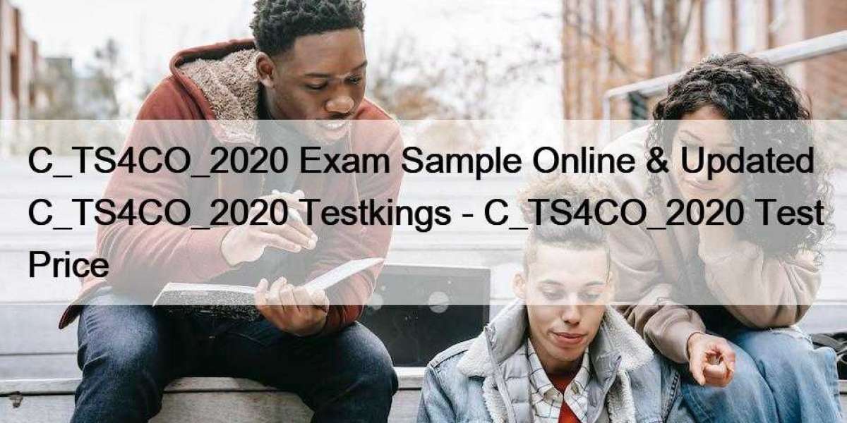 C_TS4CO_2020 Exam Sample Online & Updated C_TS4CO_2020 Testkings - C_TS4CO_2020 Test Price