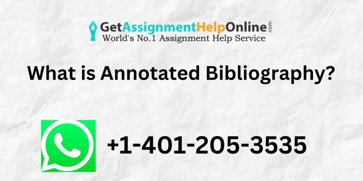 What is annotated bibliography?