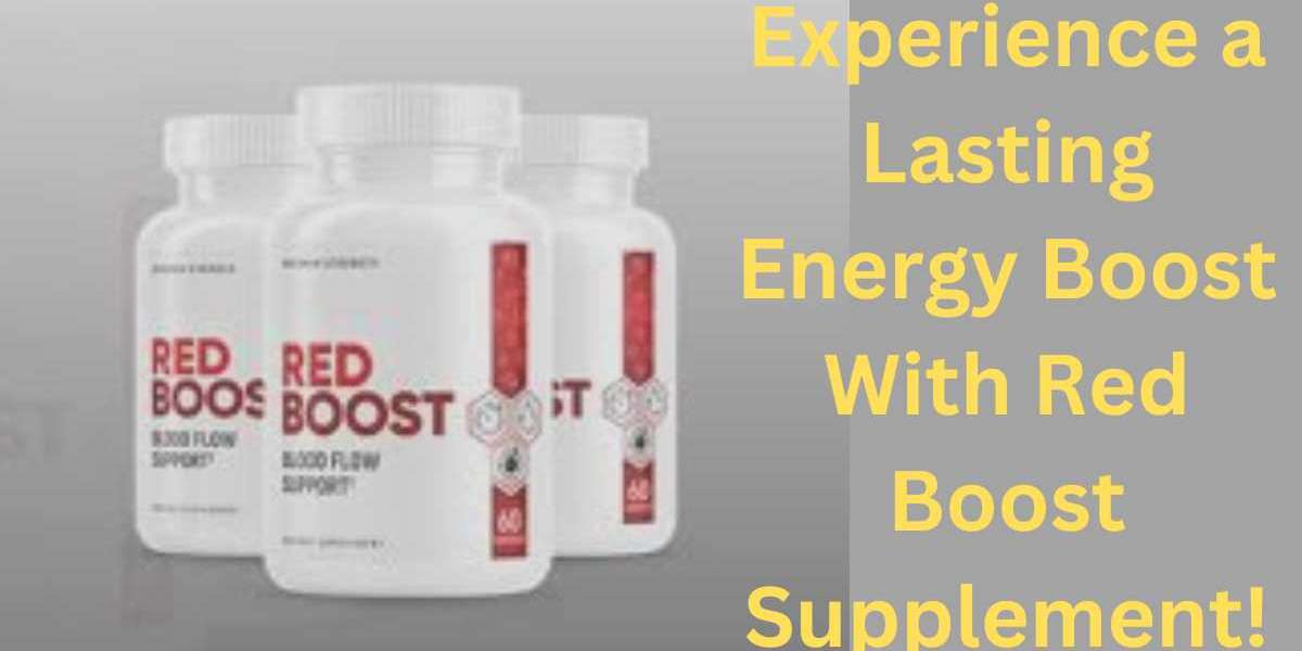Experience a Lasting Energy Boost With Red Boost Supplement!