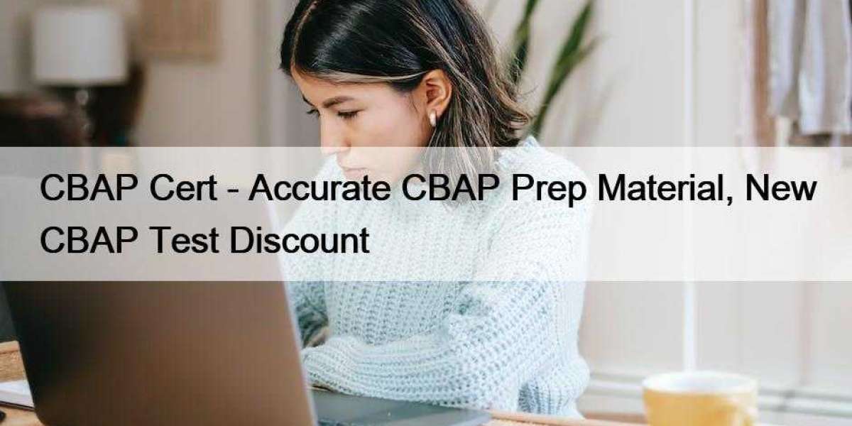CBAP Cert - Accurate CBAP Prep Material, New CBAP Test Discount
