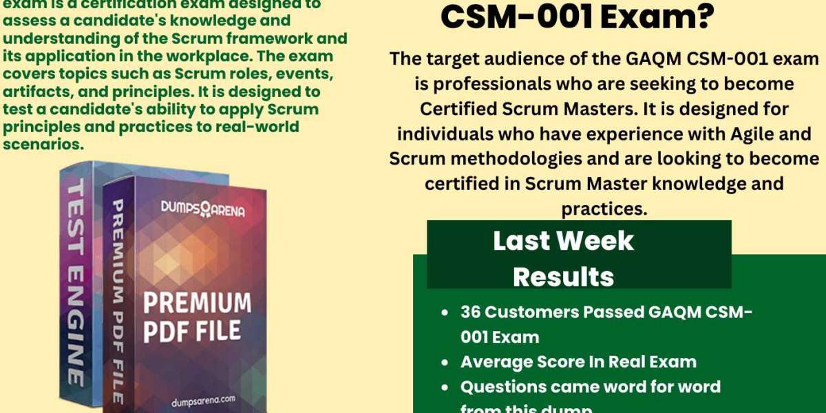 GAQM CSM-001 Exam Dumps - Best Way To Clear Exam [2023]