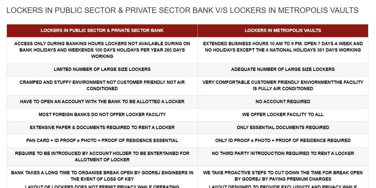 Advantages of Having a Private Locker in Delhi