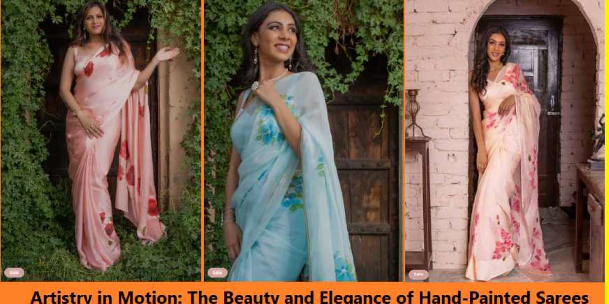 Artistry in Motion: The Beauty and Elegance of Hand-Painted Sarees