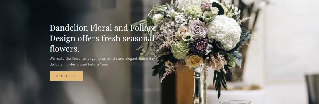 Dandelion Floral and Foliage Design Cover Image