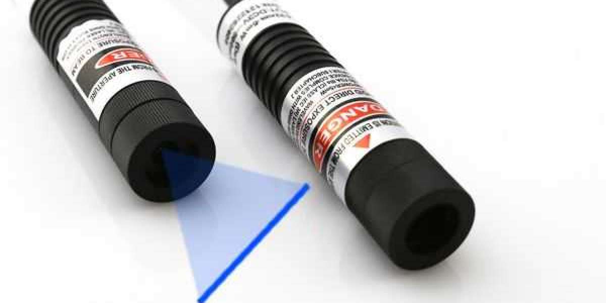 Good direction 445nm separate crystal lens blue laser line generator