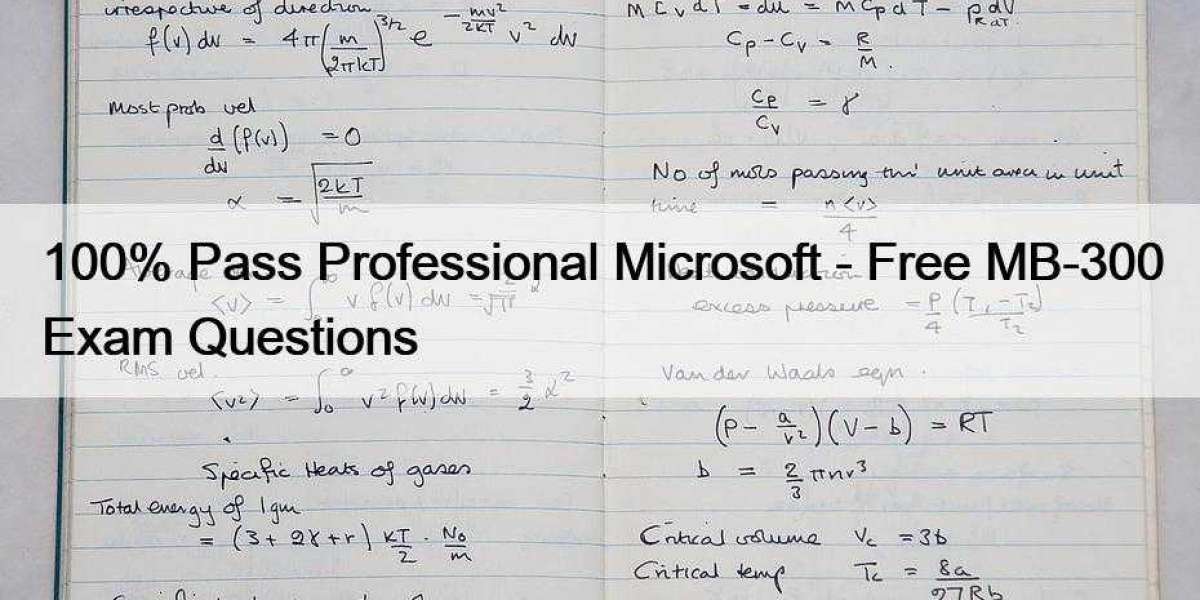 100% Pass Professional Microsoft - Free MB-300 Exam Questions
