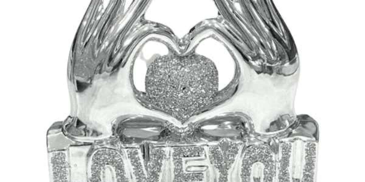 Exploring the Enchantment of the Crushed Diamond Love You Figurine