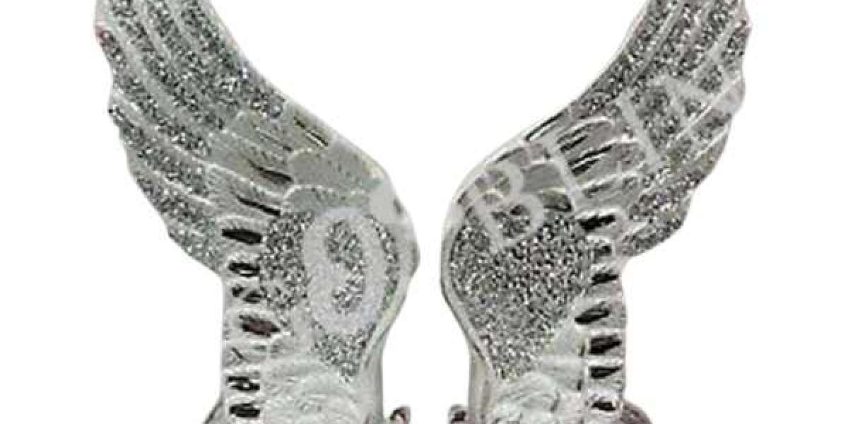The Allure of Crushed Diamond Wings Pair