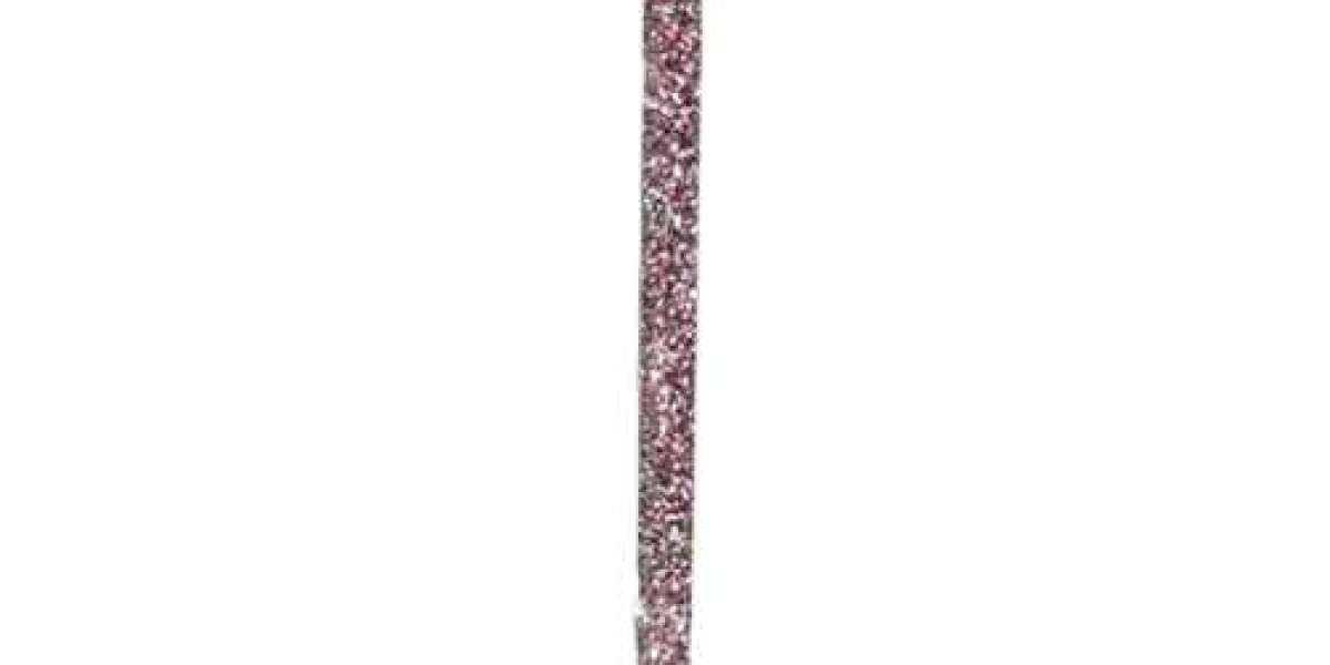 Crystal Crush Square Based Kitchen Roll Holder: Limited Edition Pink Elegance