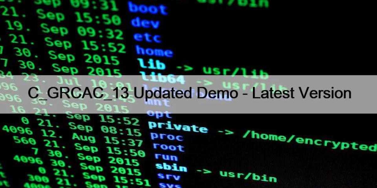 C_GRCAC_13 Updated Demo - Latest Version