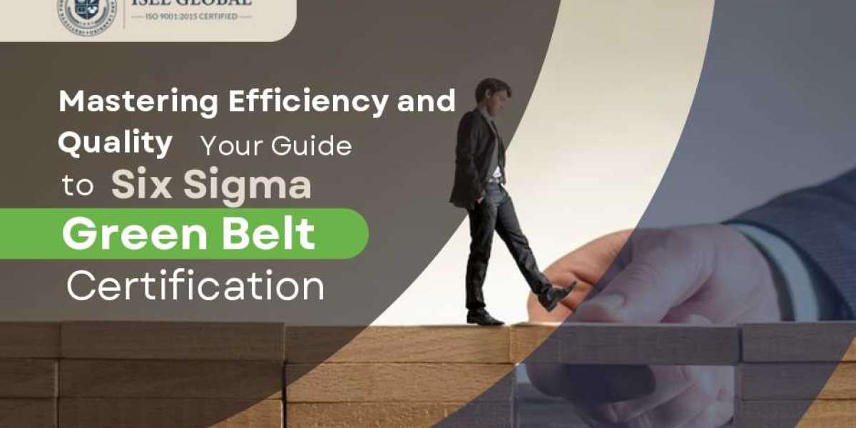 Mastering Efficiency : Six Sigma Green Belt Certification