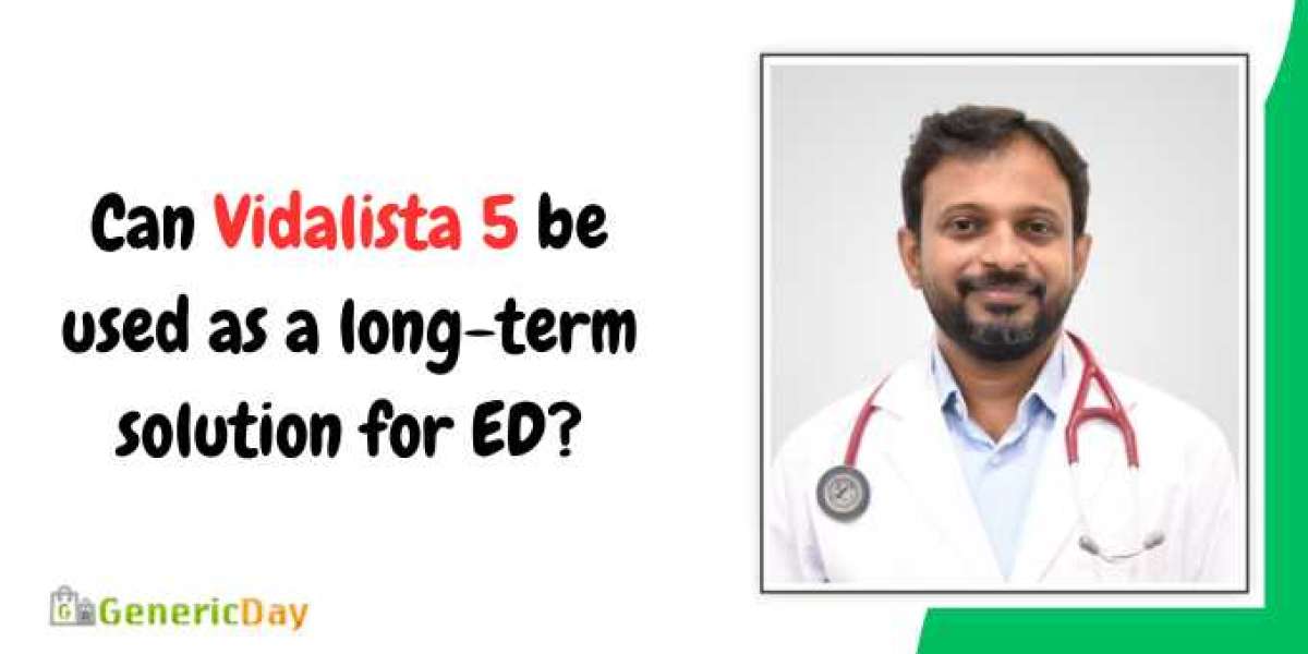 Can Vidalista 5 be used as a long-term solution for ED?
