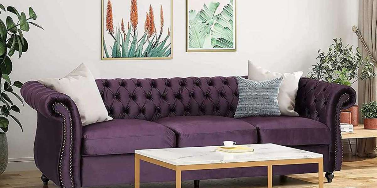 Elegant Comfort and Cozy Charm with a Three-Seater Sofa