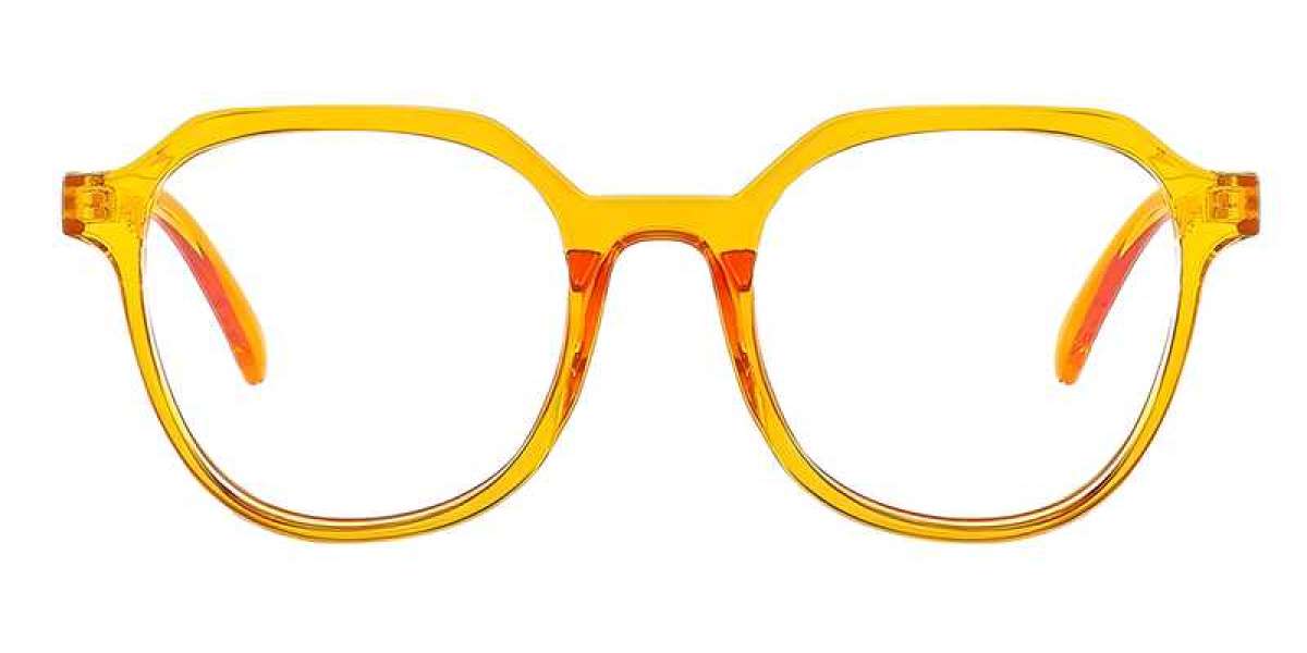 Frame Myopia Eyeglasses Are A Circle Formed By The Top Of A Prism Facing Inward