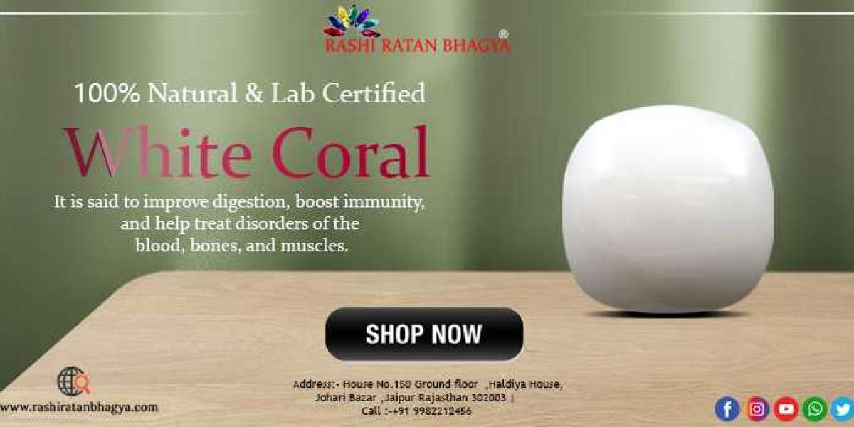 Buy White Coral Gemstone from Rashi Ratan Bhagya
