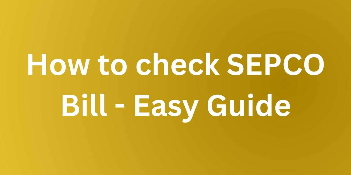 How to check SEPCO Bill - Easy Guide