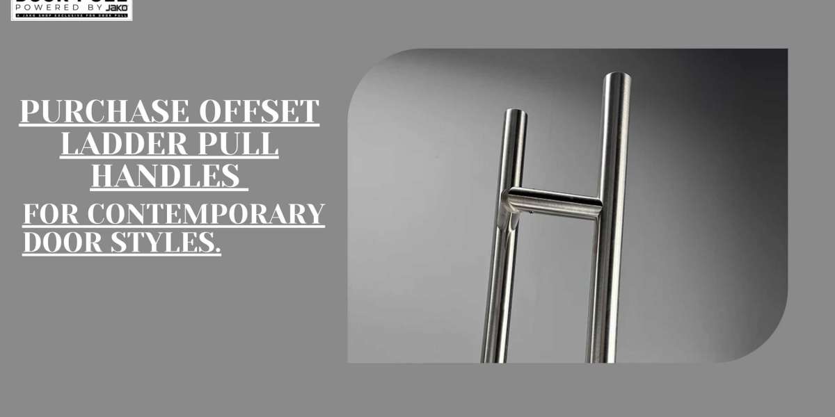 Purchase Offset Ladder Pull Handles for Contemporary Door Styles.