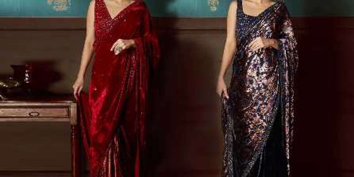 ScrollnShops Velvet Saree Collection – Perfect for Winter Events