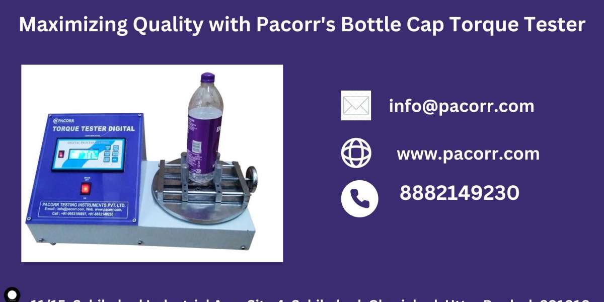 Why Leading Industries Trust Pacorr's Bottle Cap Torque Tester for Seal Validation