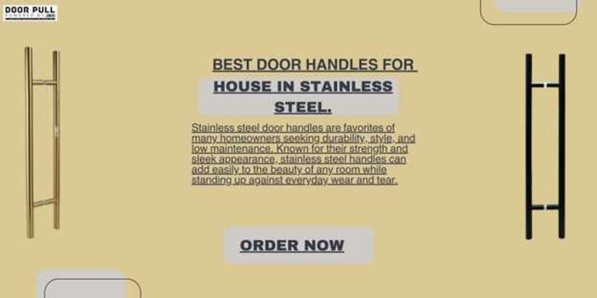 Best door handles for house in Stainless Steel.