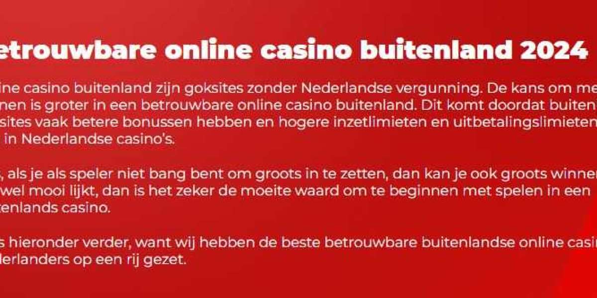 Ontdek de Beste Buitenlandse Online Casino's voor Grote Winsten