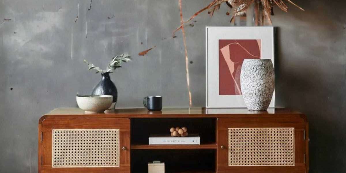 Transform Your Living Room with the Best Teak Wood Media Unit | Nismaaya Decor