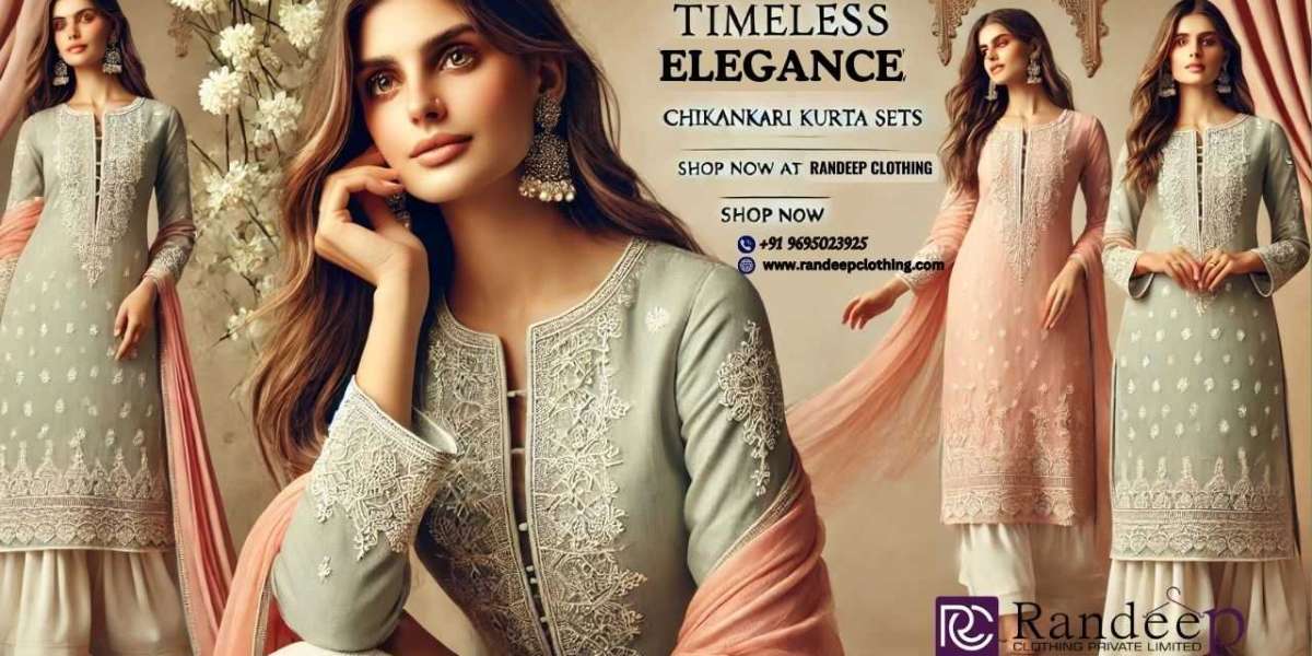 Chikankari Kurta Sets for Women: Timeless Elegance with Randeep Clothing